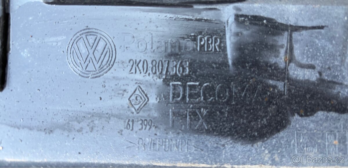 Volkswagen Caddy zadní nárazník - 2