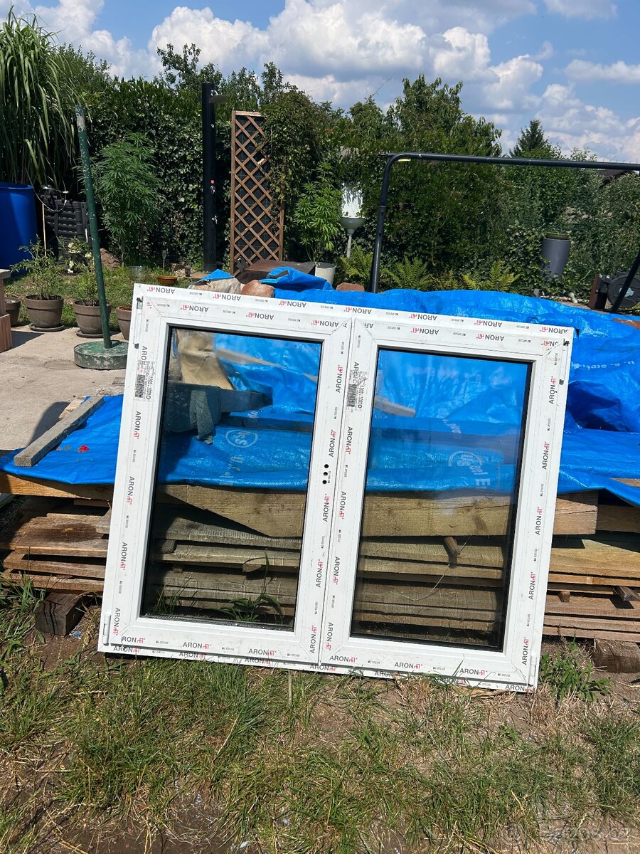 Plastové okno 120š/100v - 2