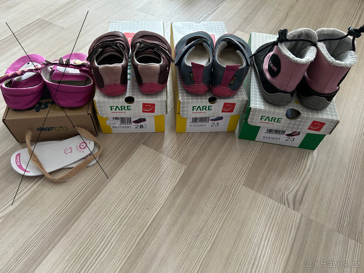 Fare bare zimní, v. 23 + 2 další páry zdarma - 2