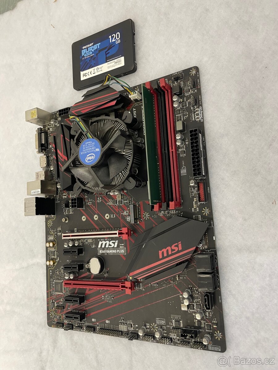 Základní Deska MSi B360 Gaming Plus + CPU + Ram + SSD - 2