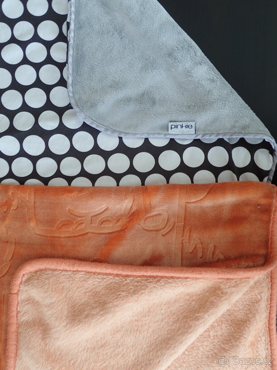 Pinkie - dětská nepadací deka + dětská ,,španělská" deka - 2