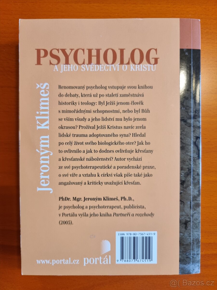 Psycholog a jeho svědectví o Kristu-Jeroným Klimeš - 2