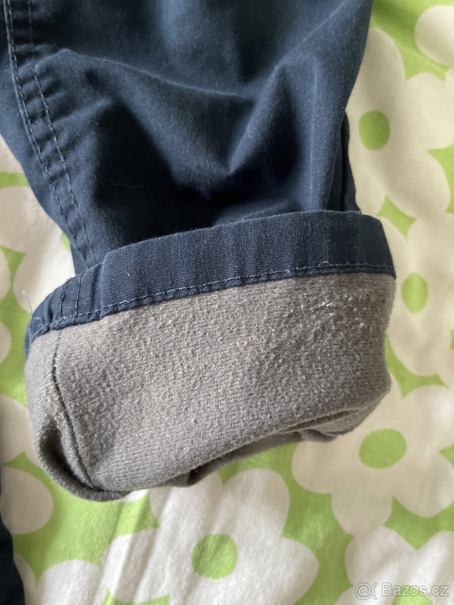 chlapecké zateplené kalhoty 104 - 2