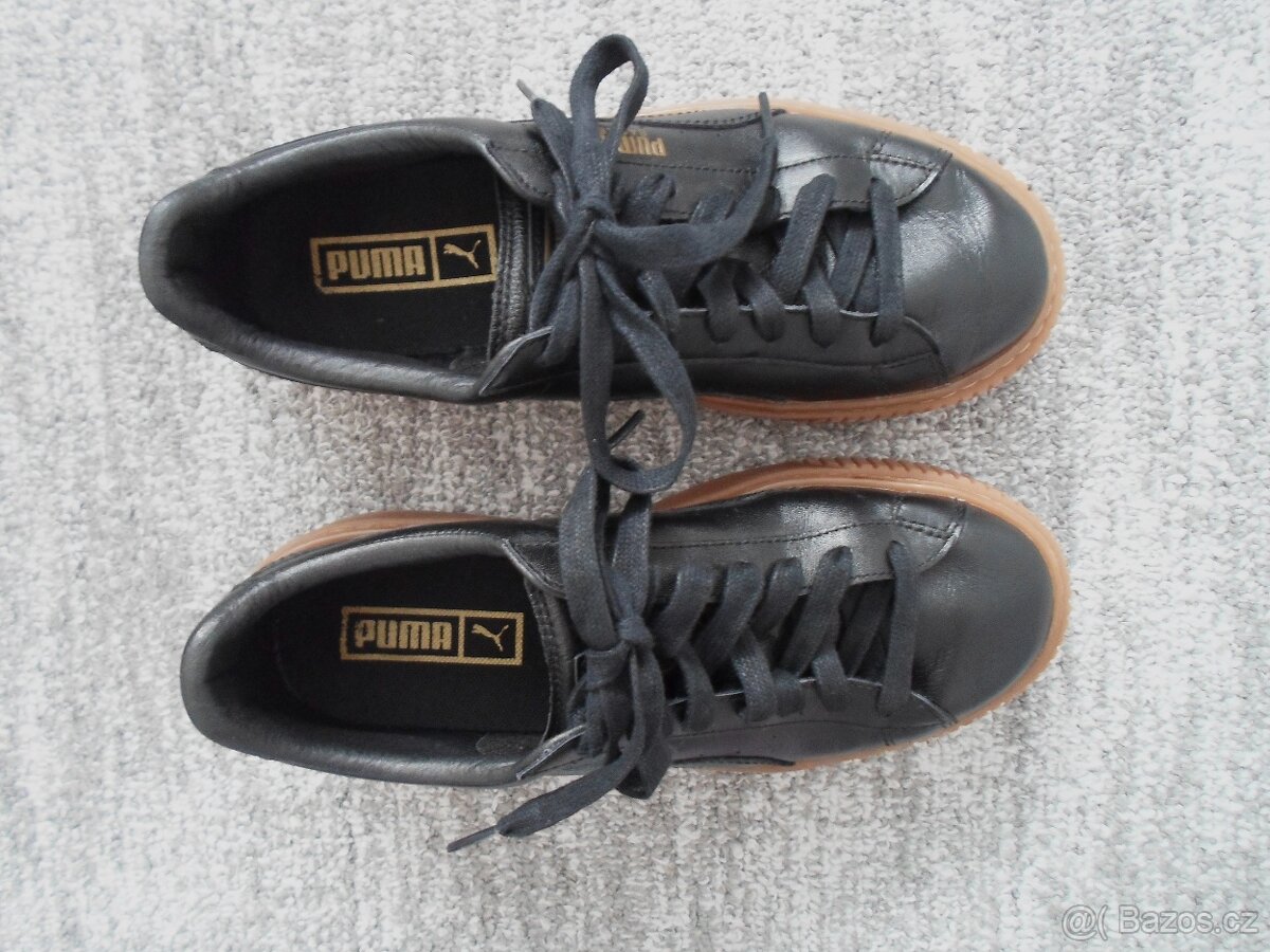 Černé boty tenisky botasky Puma - 39 - 2