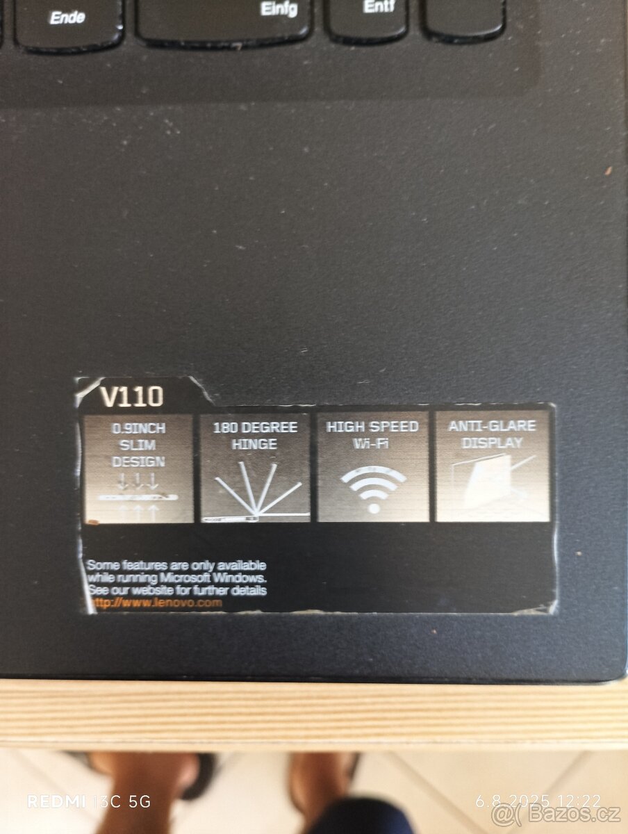 Lenovo V110-15IKB - Zachovalý stav - 2