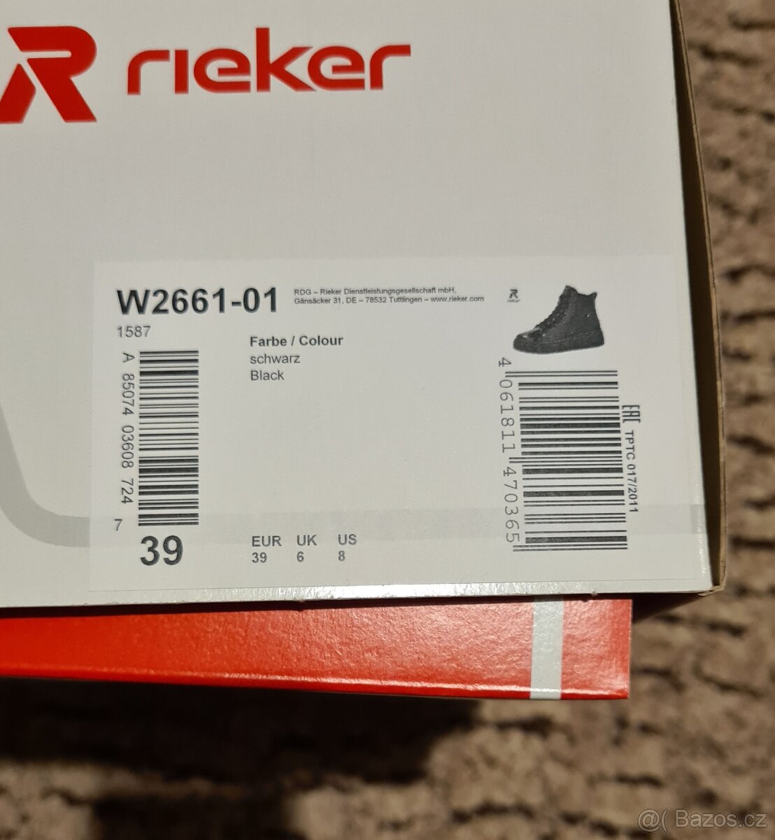 Dámské boty Rieker velikost 39 - 2