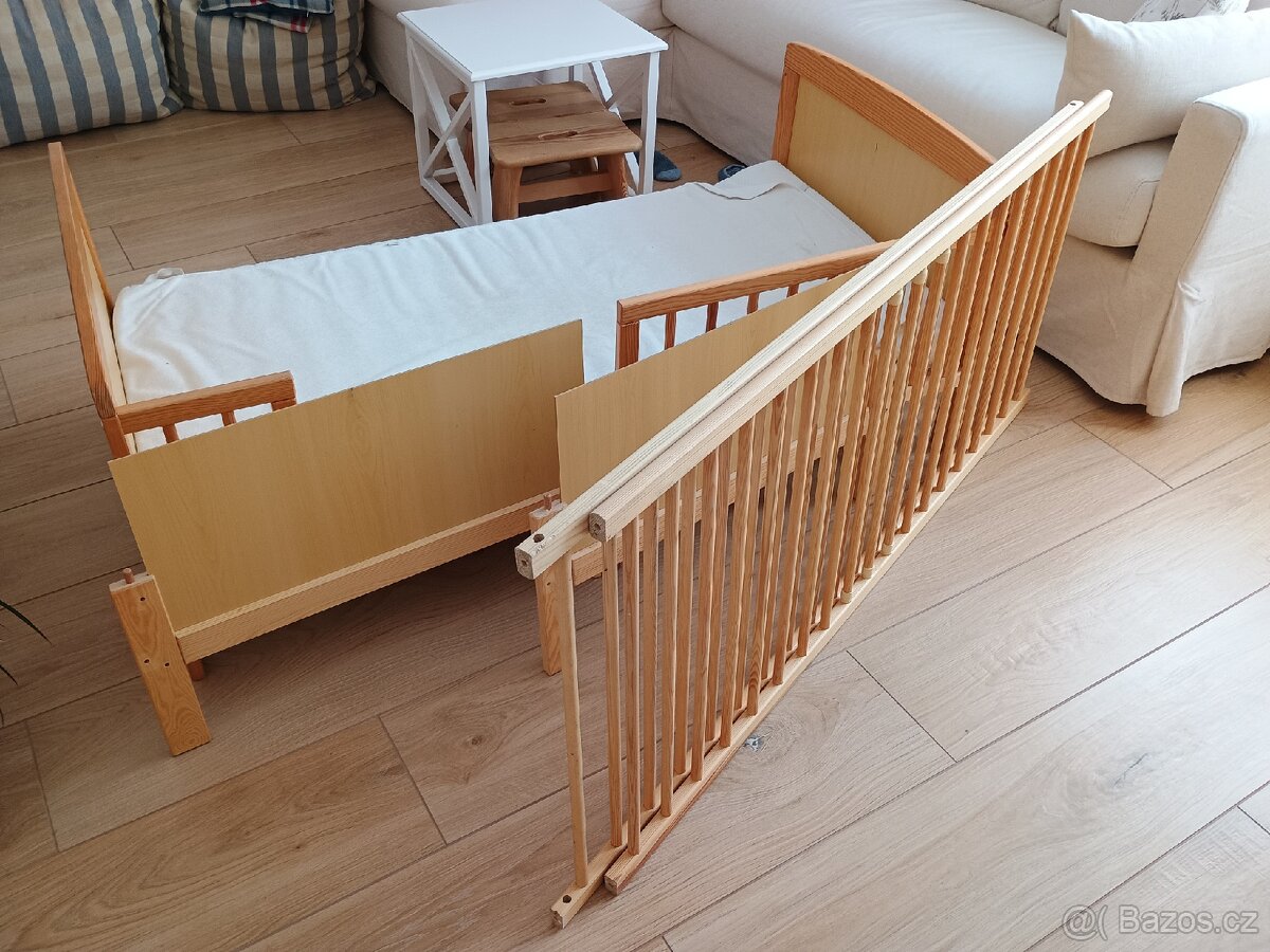 Dřevěné dětské rostoucí postýlky - 2