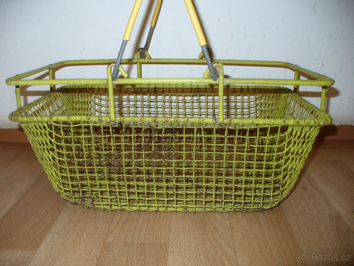 nákupní košík patinový stav - 2