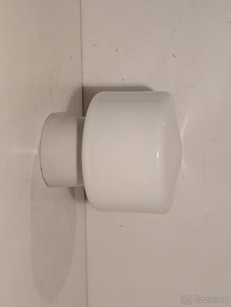 porcelánová lampa, lampička, lustr, bílé stínidlo - 2