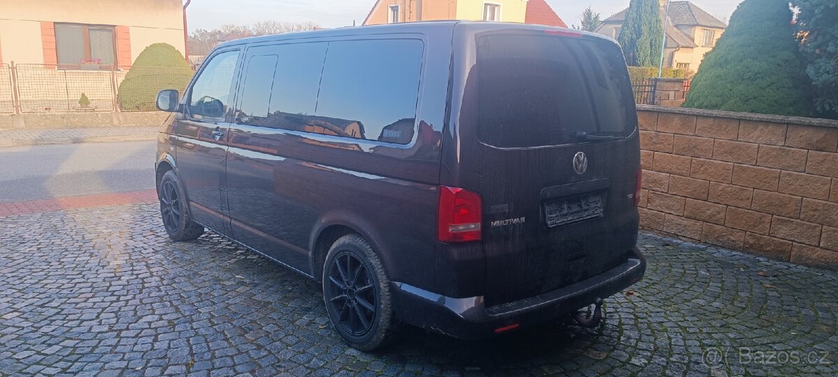 VW T5 Multivan 2.0 TDI 103kw, dsg,7 míst,tažné, Webasto - 2