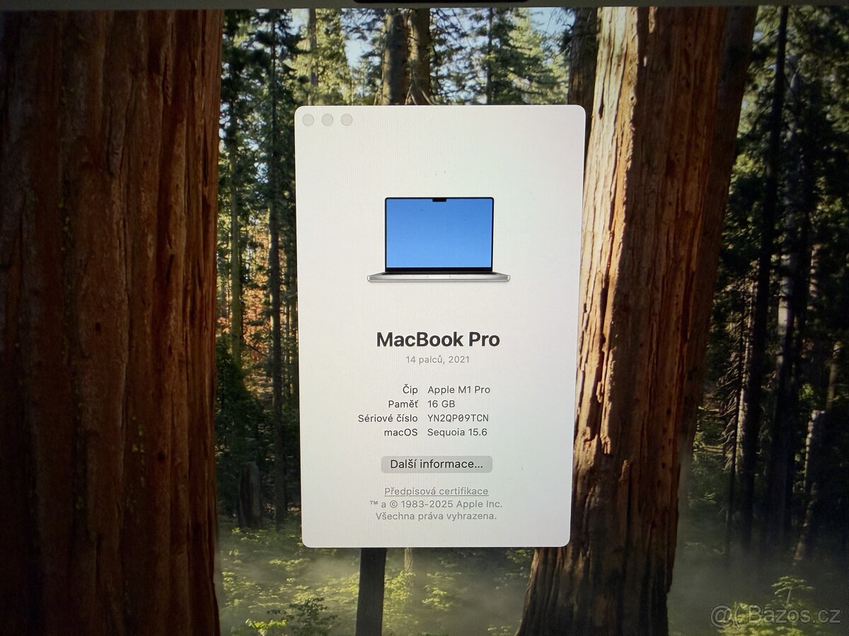 MacBook Pro 14” M1 Pro / 16GB / 500GB DPH - 2