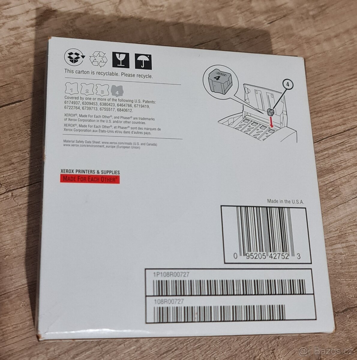 Tuhý inkoust Xerox - černý (108R00727) - 2