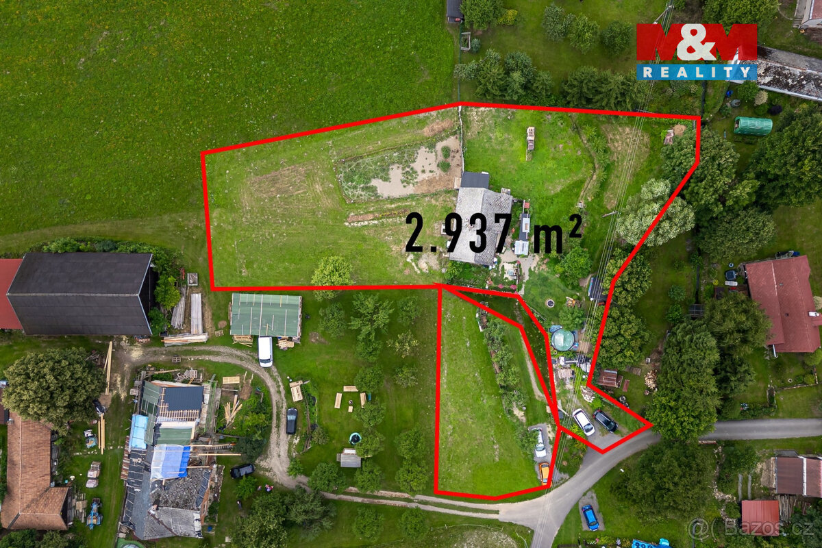 Prodej chalupy, 2937 m², Kameničná - 2
