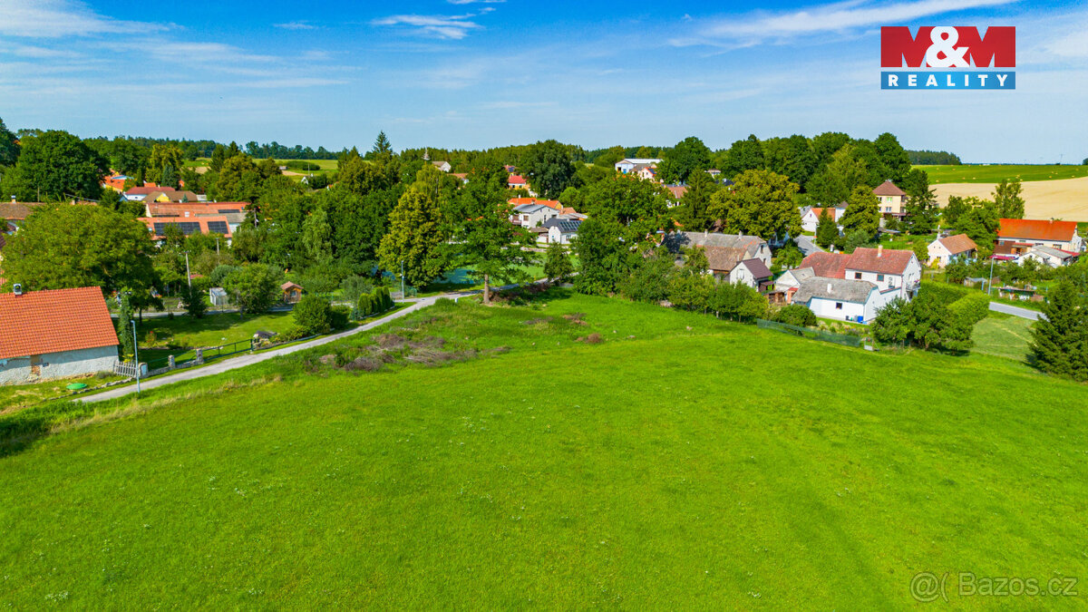 Prodej pozemku k bydlení, 3156 m², Vrcov - Borovany - 2