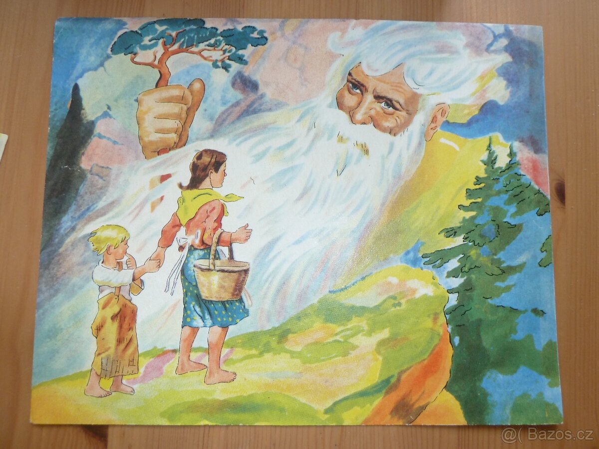 Retro obrázkové kostky TOFA Pohádky - 2