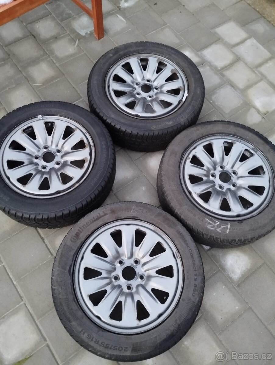 Plechové disky 5X112 R16 205/55 R16 - 2