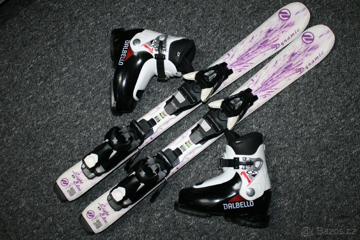 lyže Dynamic Elve 80 cm , dívcí , Lange lyžáky - 2