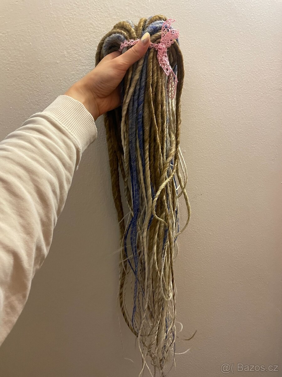 Umělé dredy z vlny - 2