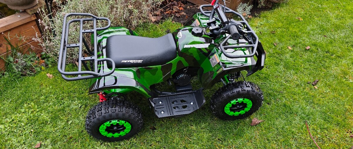 Nová dětská čtyřkolka 49ccm M-Hunter 6"kola maskáč - 2