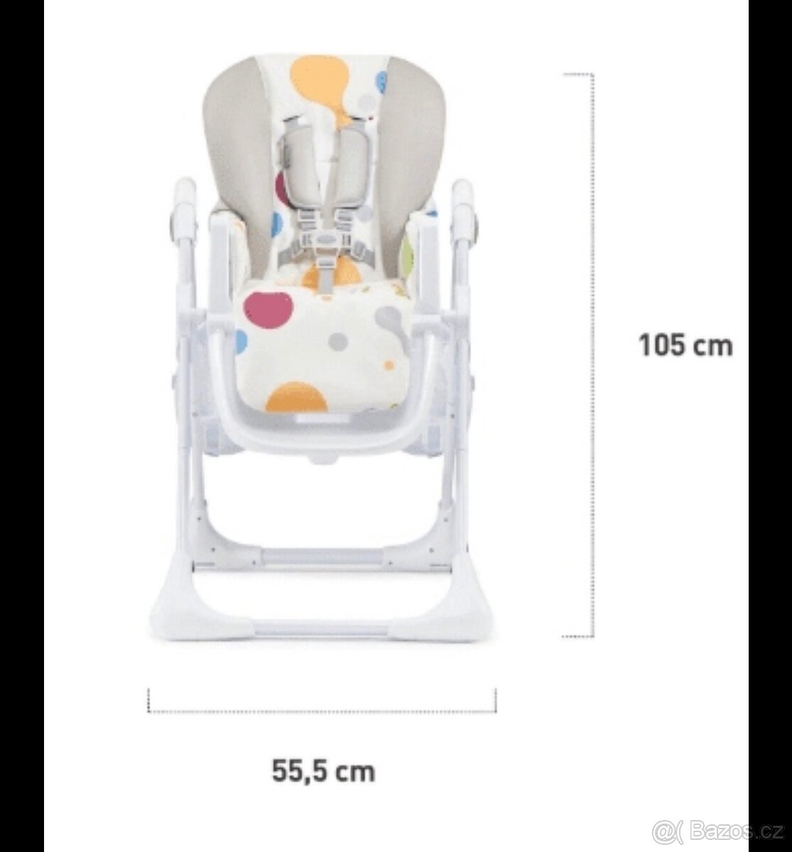 Dětská jídelní židlička Kinderkraft YUMMY Multi - 2