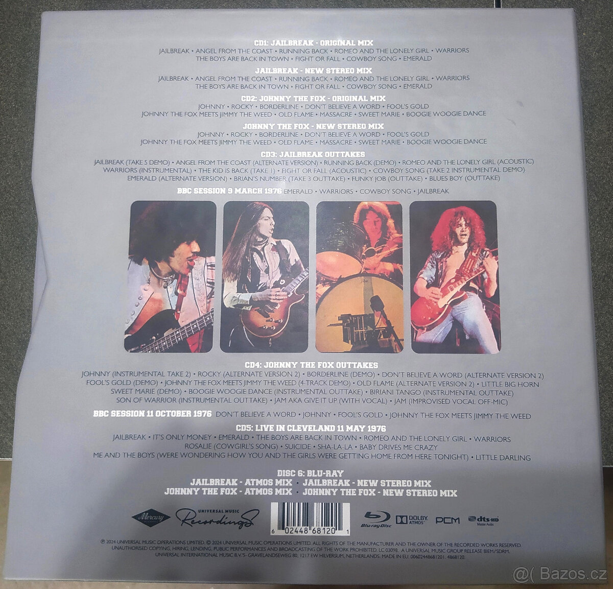 5CD + Bluray Thin Lizzy - 1976 (Jailbreak + Johnny The Fox) - 2