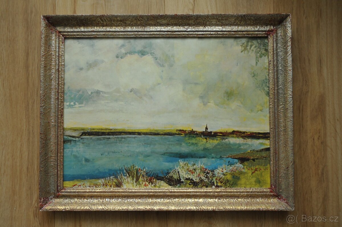 dřevěný zlacený rám - 2