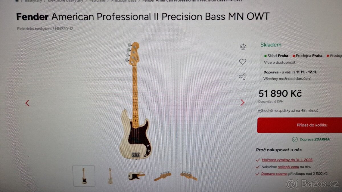 baskytara Fender USA - 2