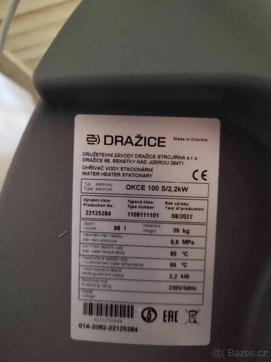 Ohřívač vody stacionární - 2