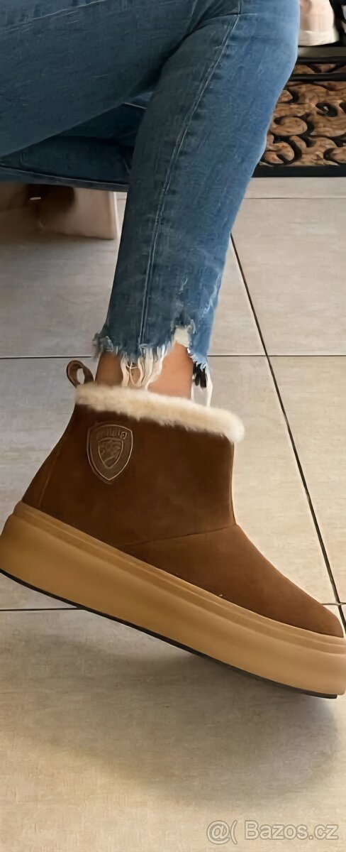 Kožené zimní boty Blauer vel. 37 - 2