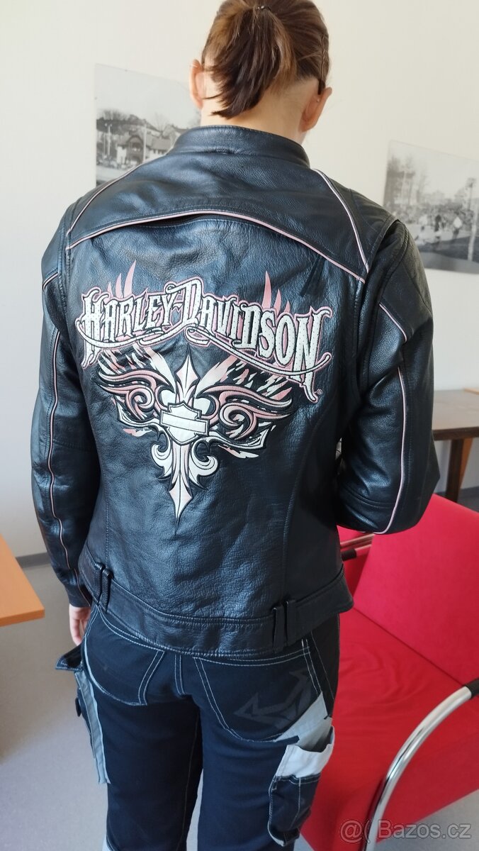 Harley Davidson dámská kožená bunda vel..S - 2