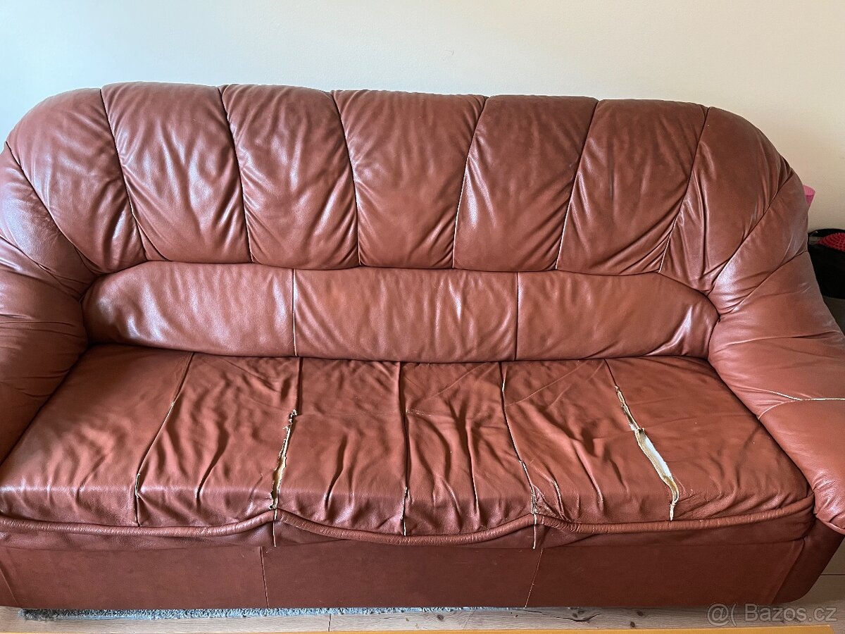 Kožený gauč - 2