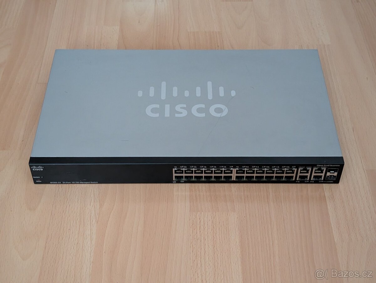 Cisco SF300-24 24p managed switch 2x Gigabit + 2x SFP - 2