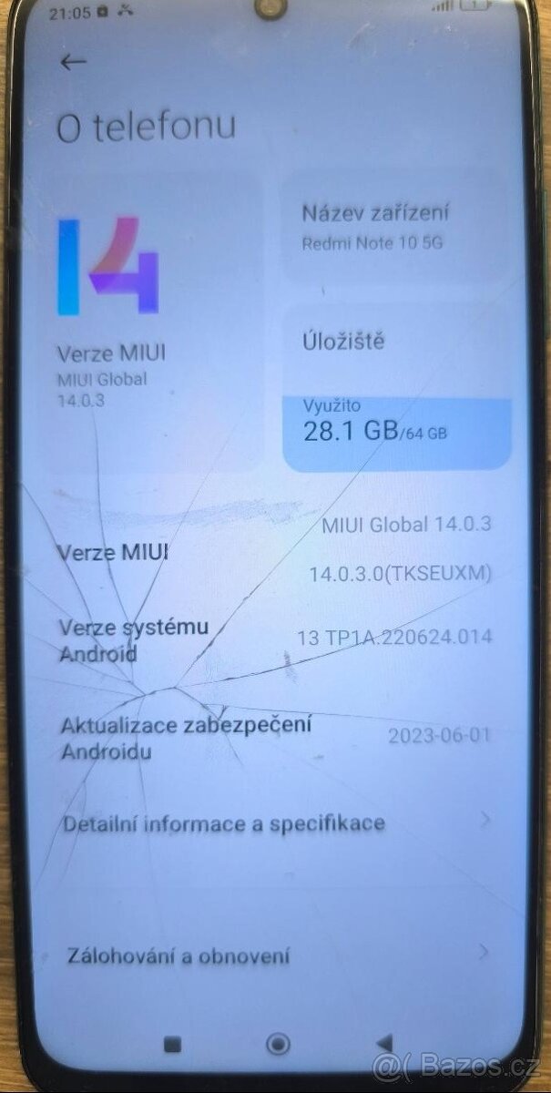 Xiaomi Redmi Note 10 5G funkční - 2
