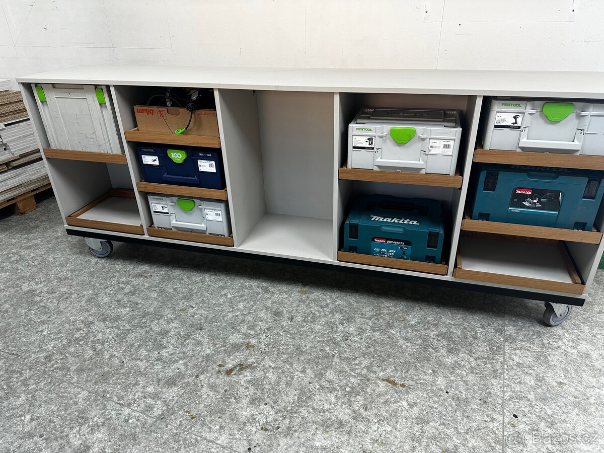 Regál na kufry festool, makita - 2