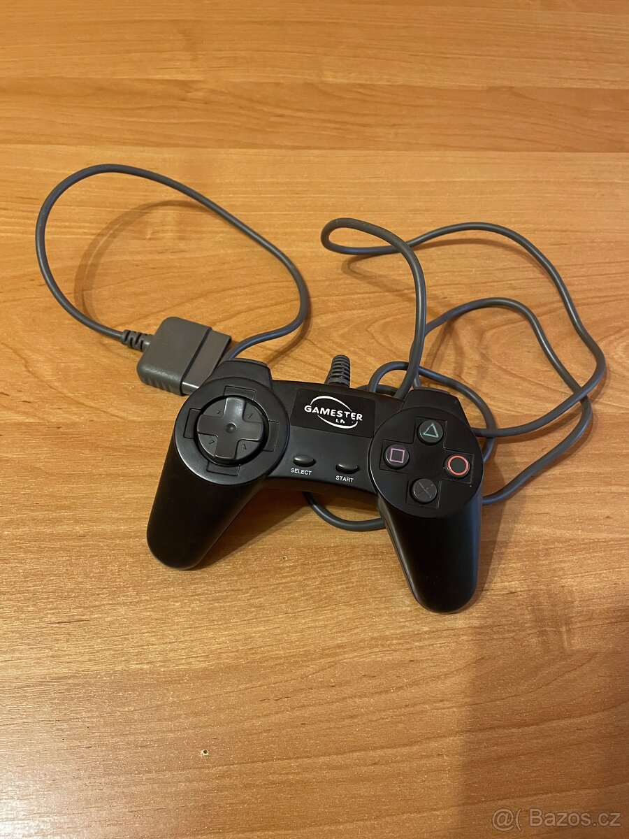 Ovladač pro PlayStation 1 a 2 - černý - 2