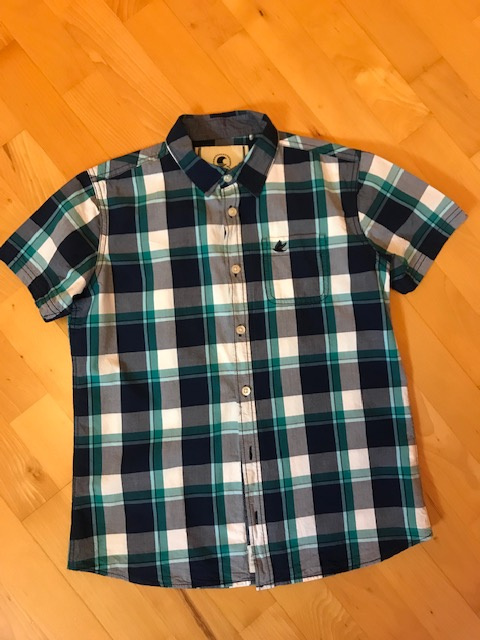 Chlapecké bavněné košile vel. 164 a S - 2