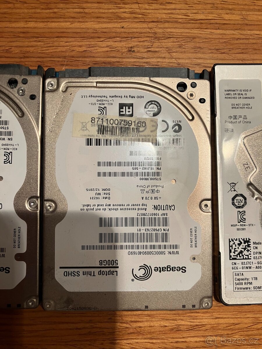 HDD a SSHD notebookové disky - 2