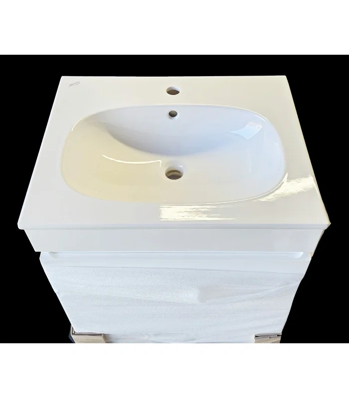 Geberit Renova Plan 501.915.01.1 bílá lesklá + umyvadlo - 2