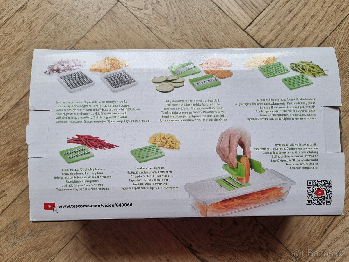 Nové, nepoužité multifunkční struhadlo, kráječ - 2