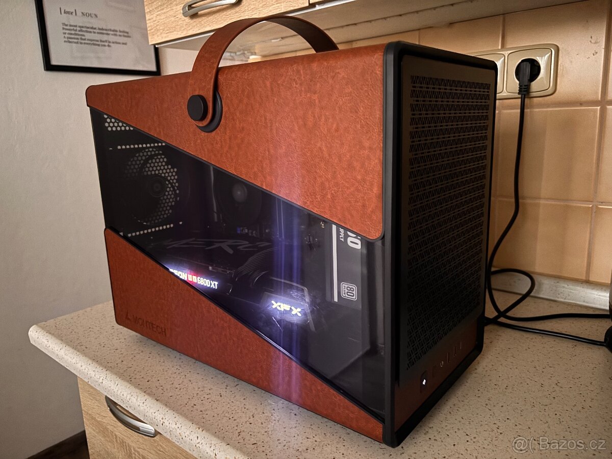 Herní retro PC rádio r5 7500f + 6800 xt 16GB + 64gb ddr5 ram - 2