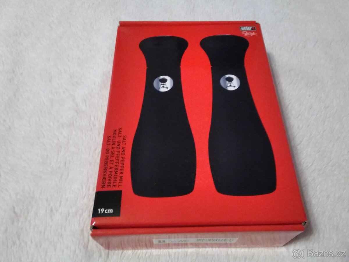 Sada mlýnků na pepř a sůl Weber Style, 19 cm - 2