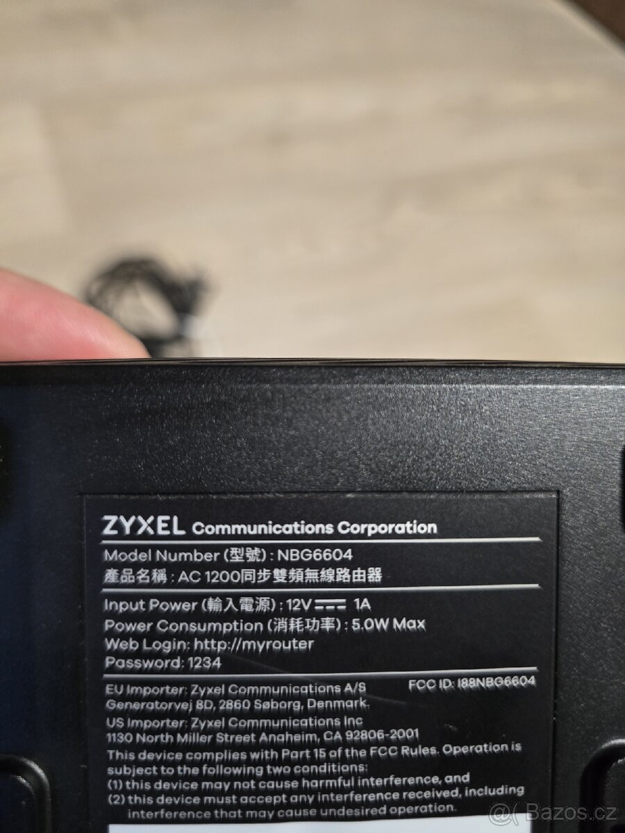 Wi-Fi router Zyxel NBG6604 - 2