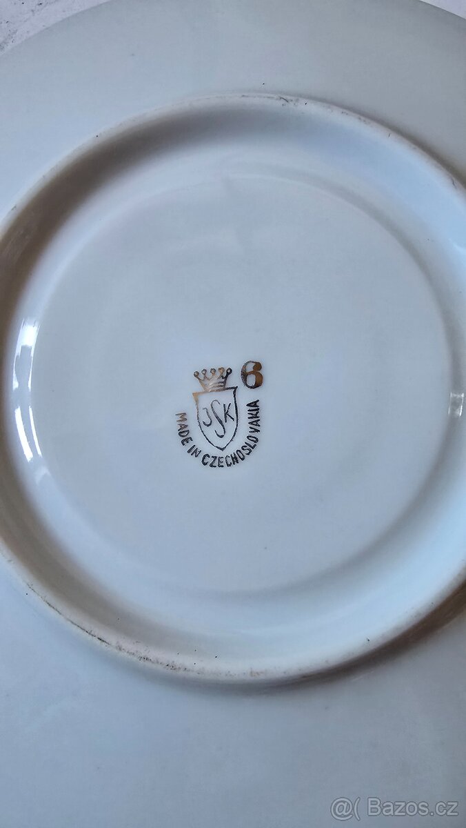 Sada šalků s podšálky Československo - 2