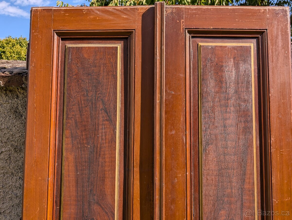 Starožitné dveře dvoukřídlé - 2