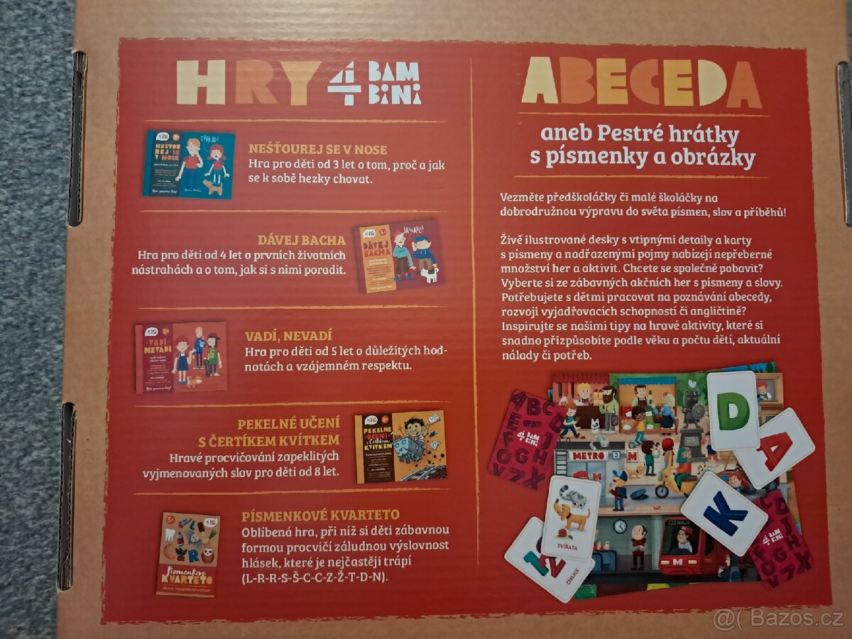 Desková hra abeceda- nová - 2