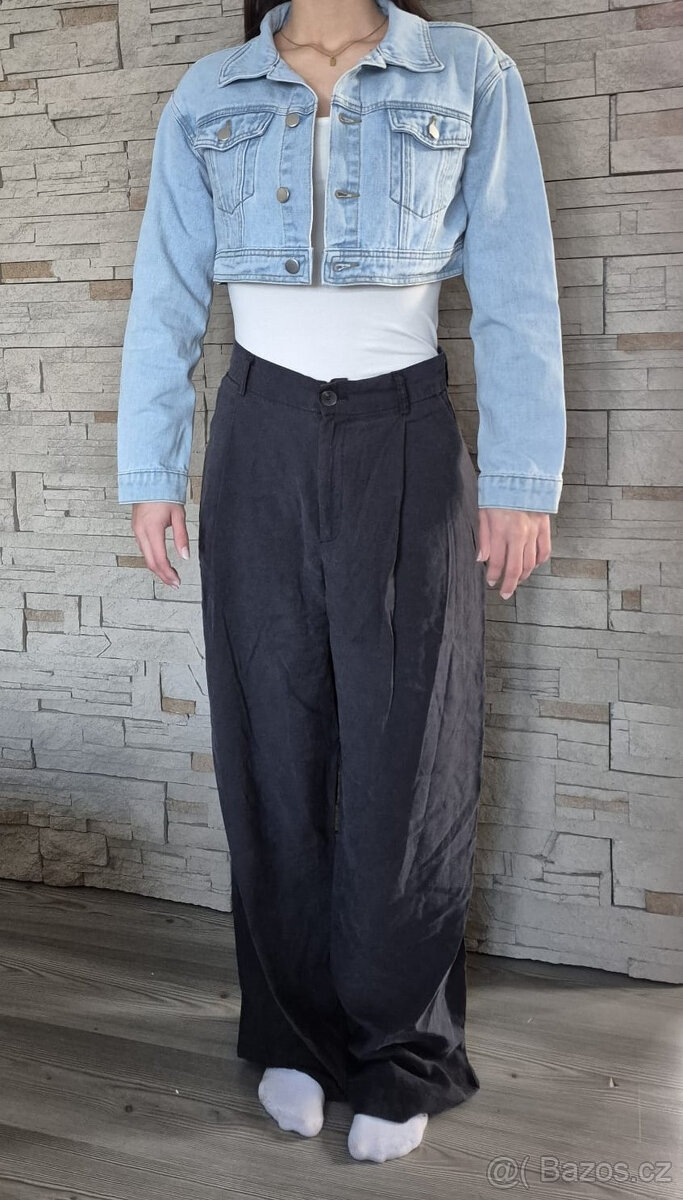 Džínová bunda oversize vel. 36 - 2