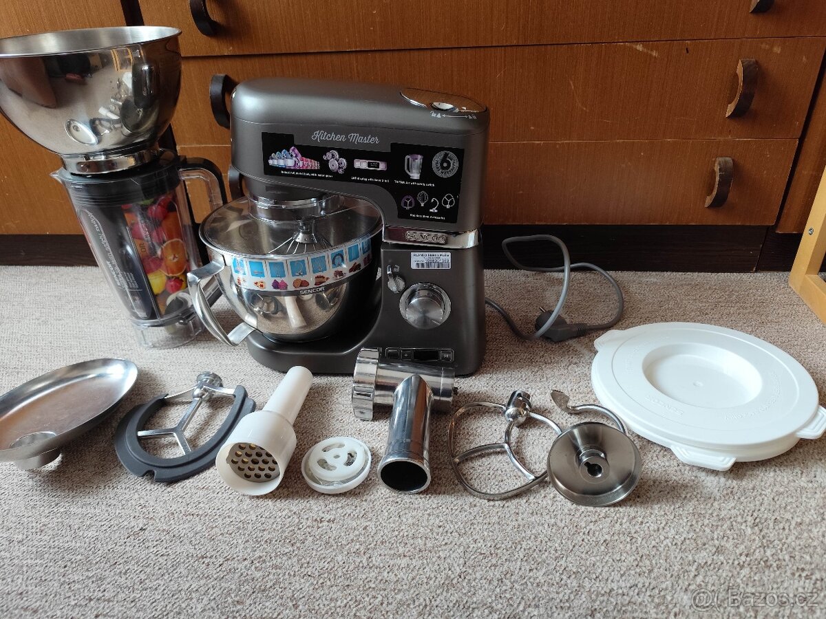 „Sencor Kitchen Master STM 7878BK – kuchyňský robot s příslu - 2