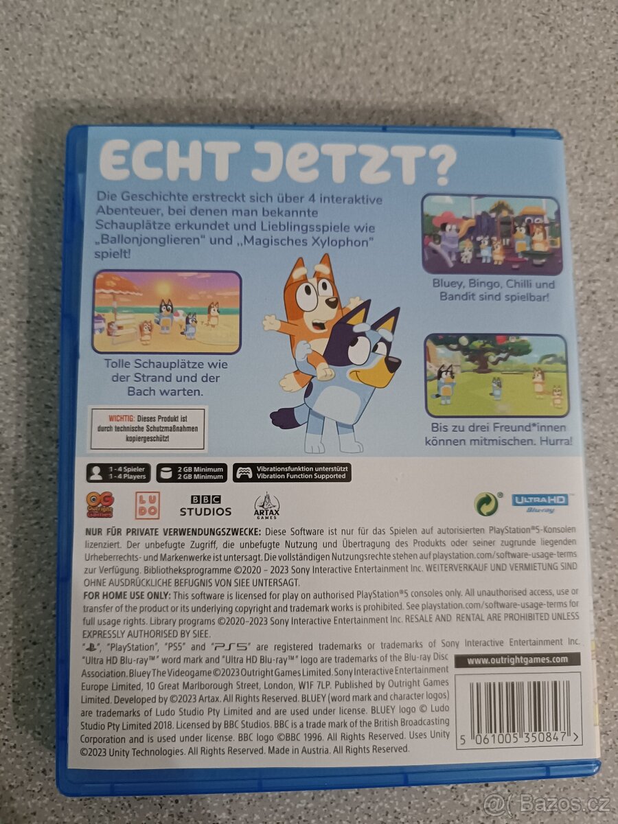 Bluey hra na PS5 - 2