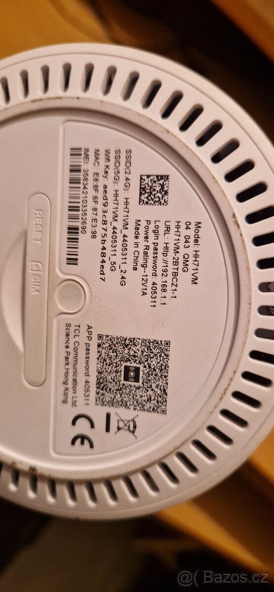 5G modem Alcatel HH71VM + anténa - 2