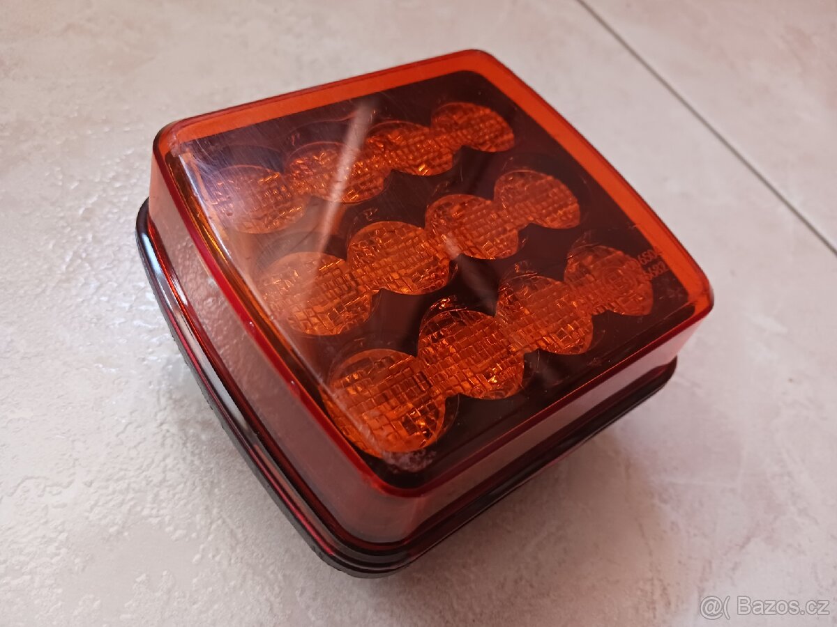 LED výstražné světlo, oranžové - 2